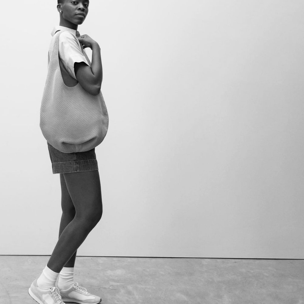 Everlane The Teardrop Tote in ReKnit Knit Bucket B - Picture 4 of 9